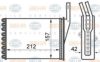BEHR HELLA SERVICE 8FH 351 024-351 Heat Exchanger, interior heating